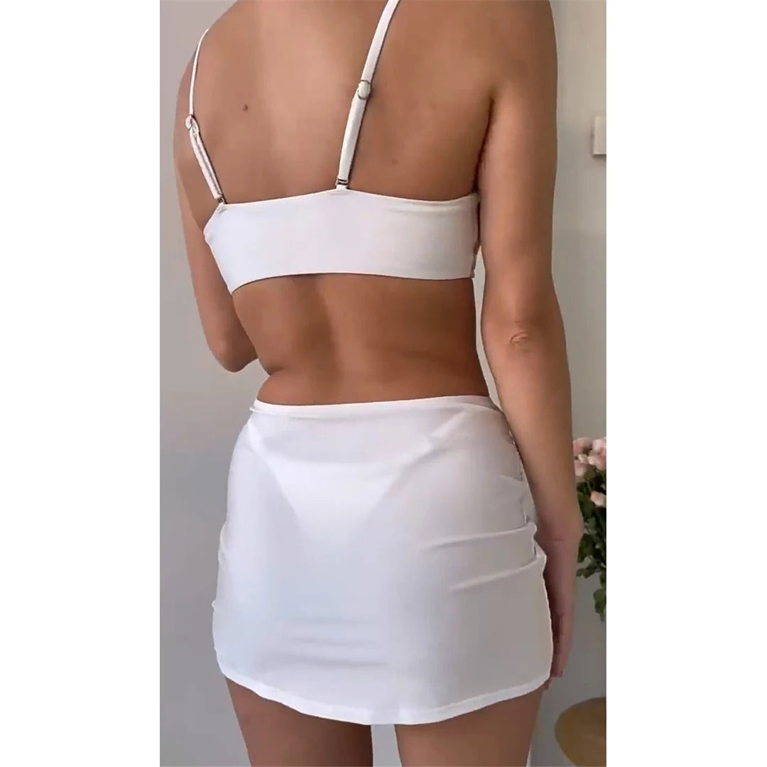 Conjunto de Biquíni e Saia Vivian - Elegancce