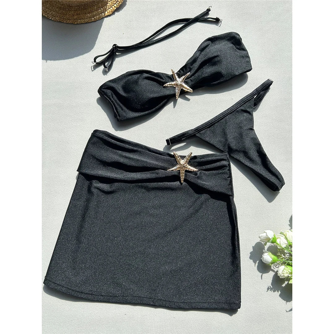 Conjunto de Biquíni e Saia Vivian - Elegancce