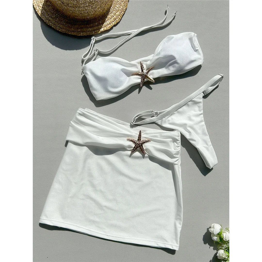 Conjunto de Biquíni e Saia Vivian - Elegancce